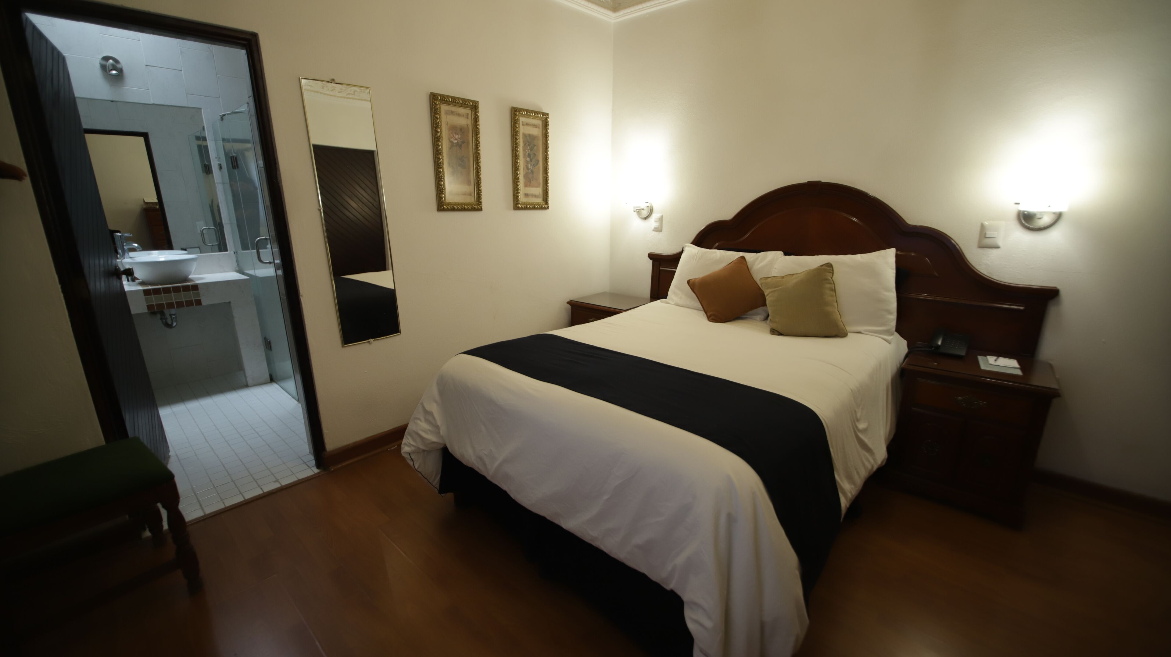 desk, blackout curtains, iron/ironing board, free wifi