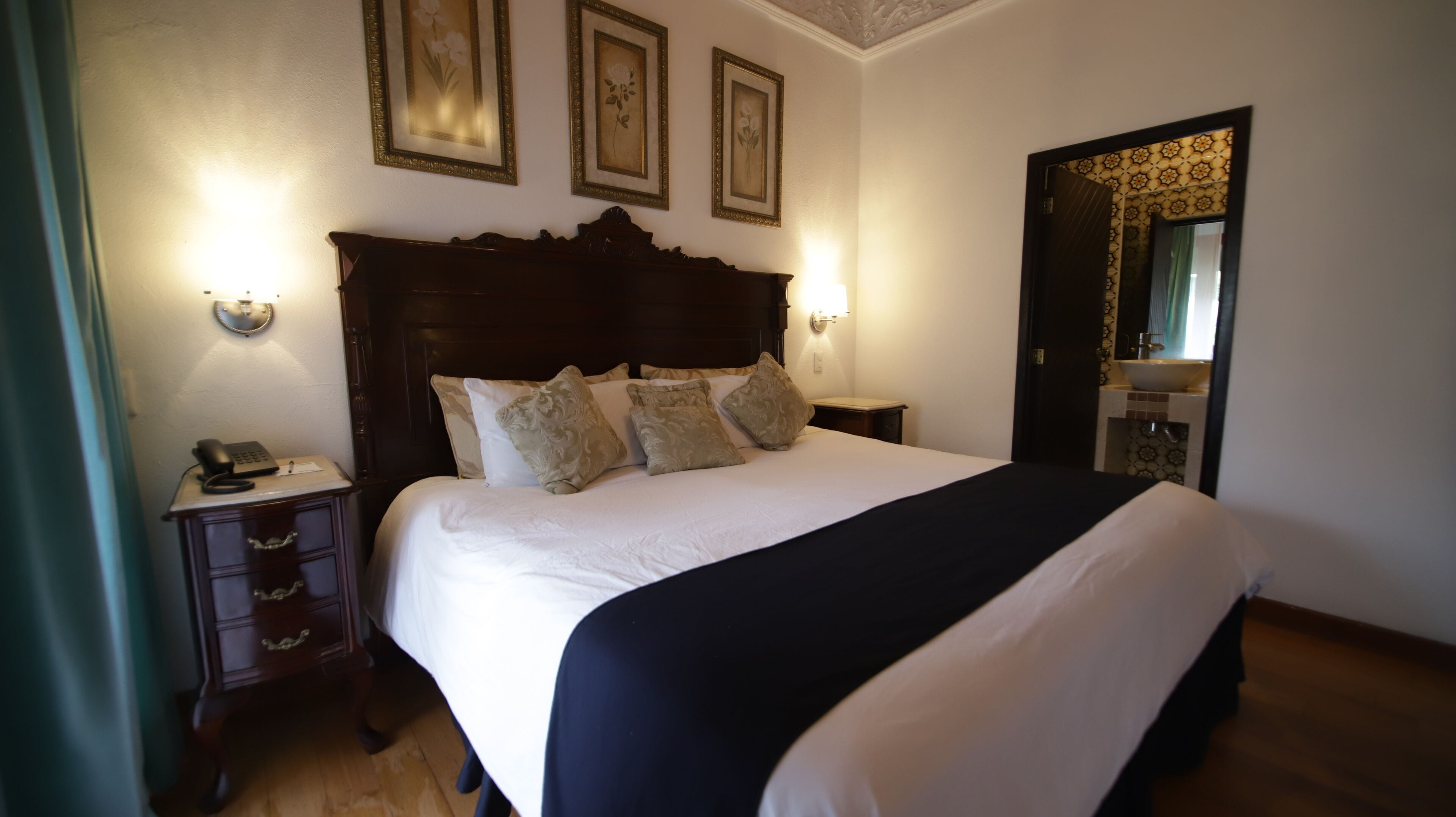 desk, blackout curtains, iron/ironing board, free wifi