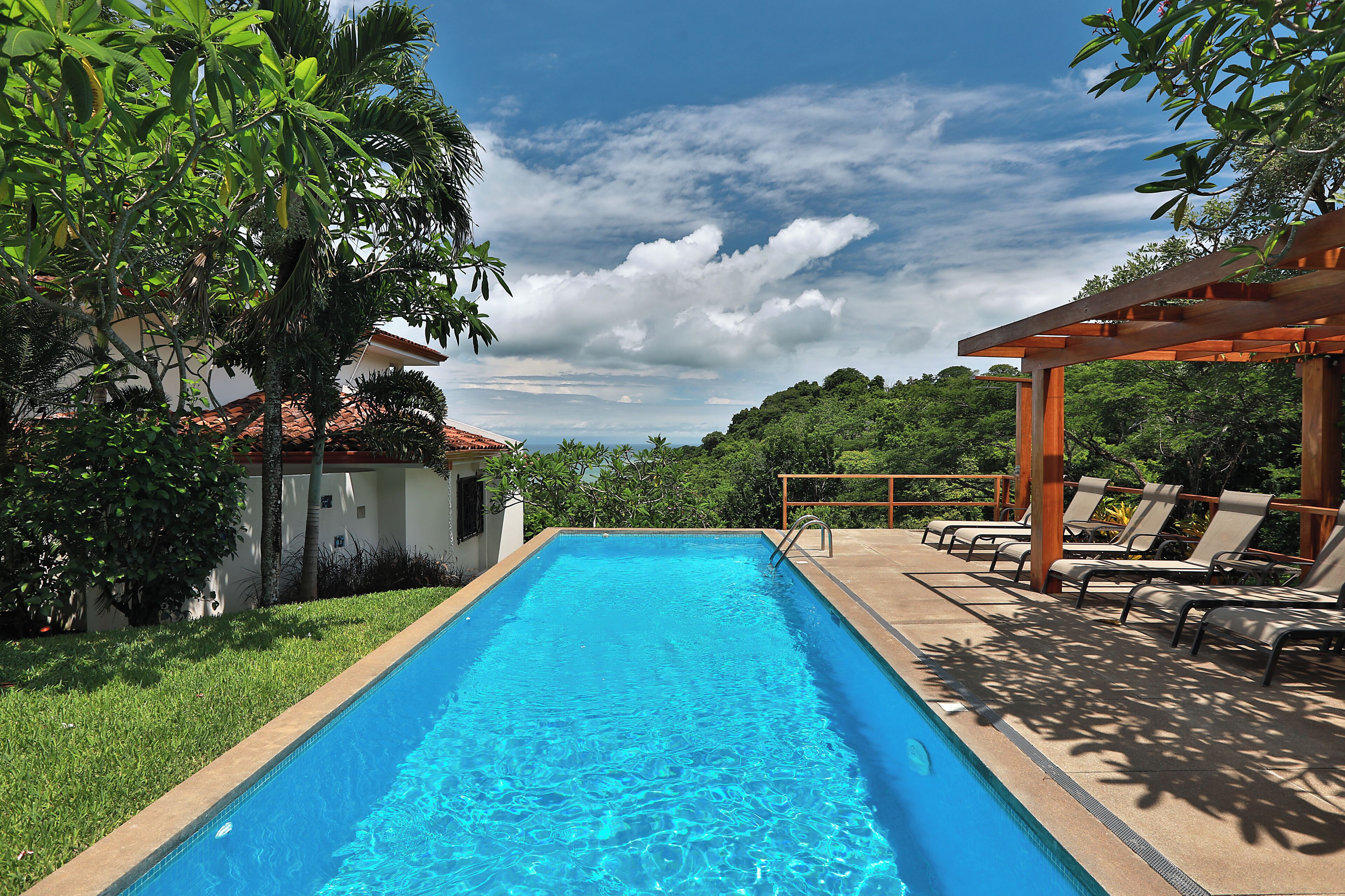 Deluxe Villa, Multiple Beds, Partial Ocean View | Terrace/patio