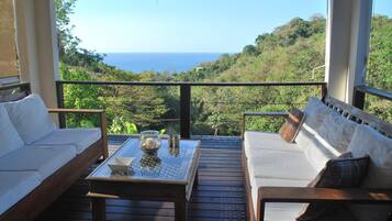 Vista a la playa o el mar