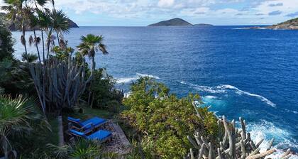 Mielenrauhaa - St Thomas Escape-yksityinen Ocean Front Views & Infinity-allas