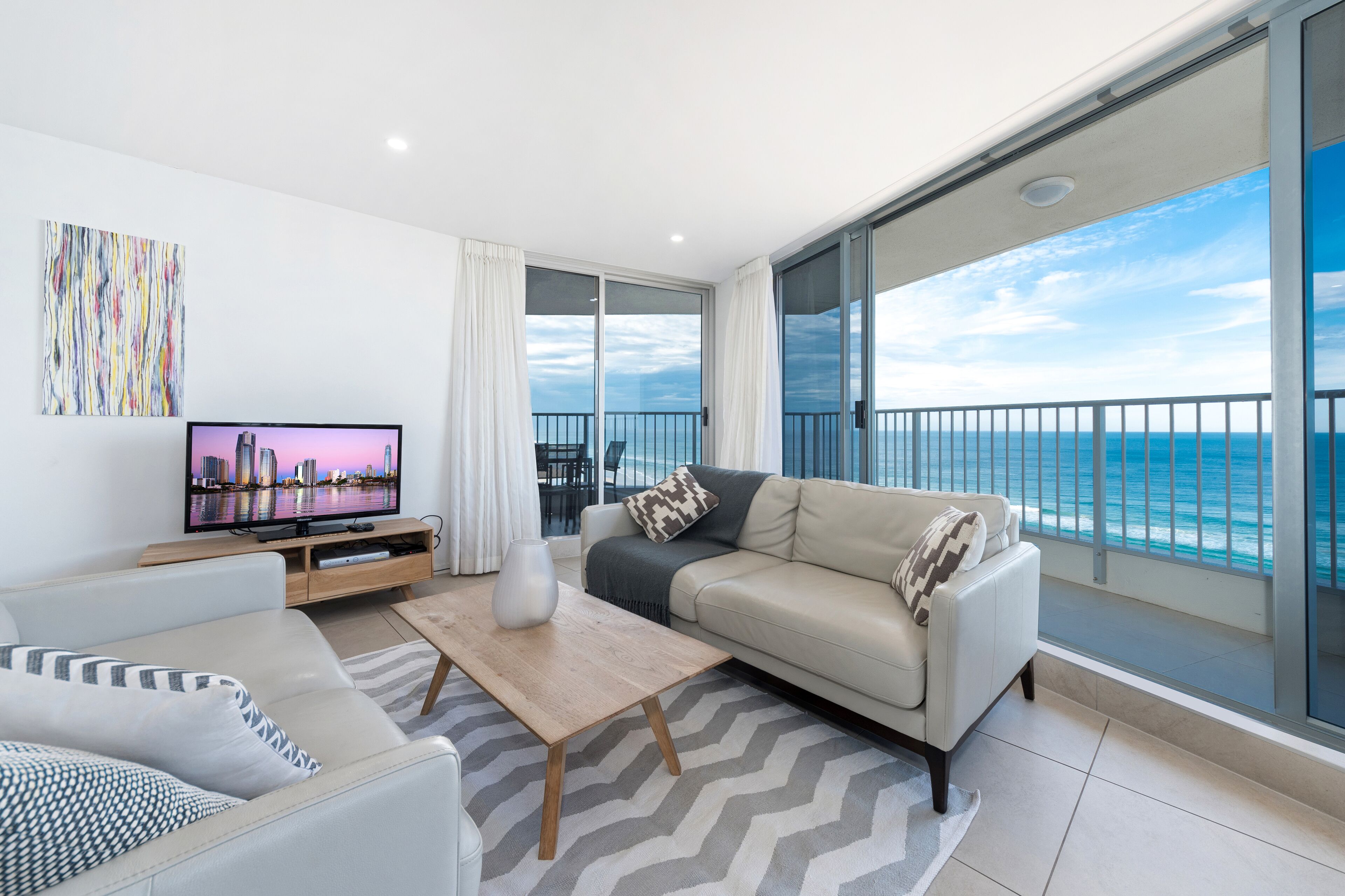 Absolutely Beachfront Luxury Apartment