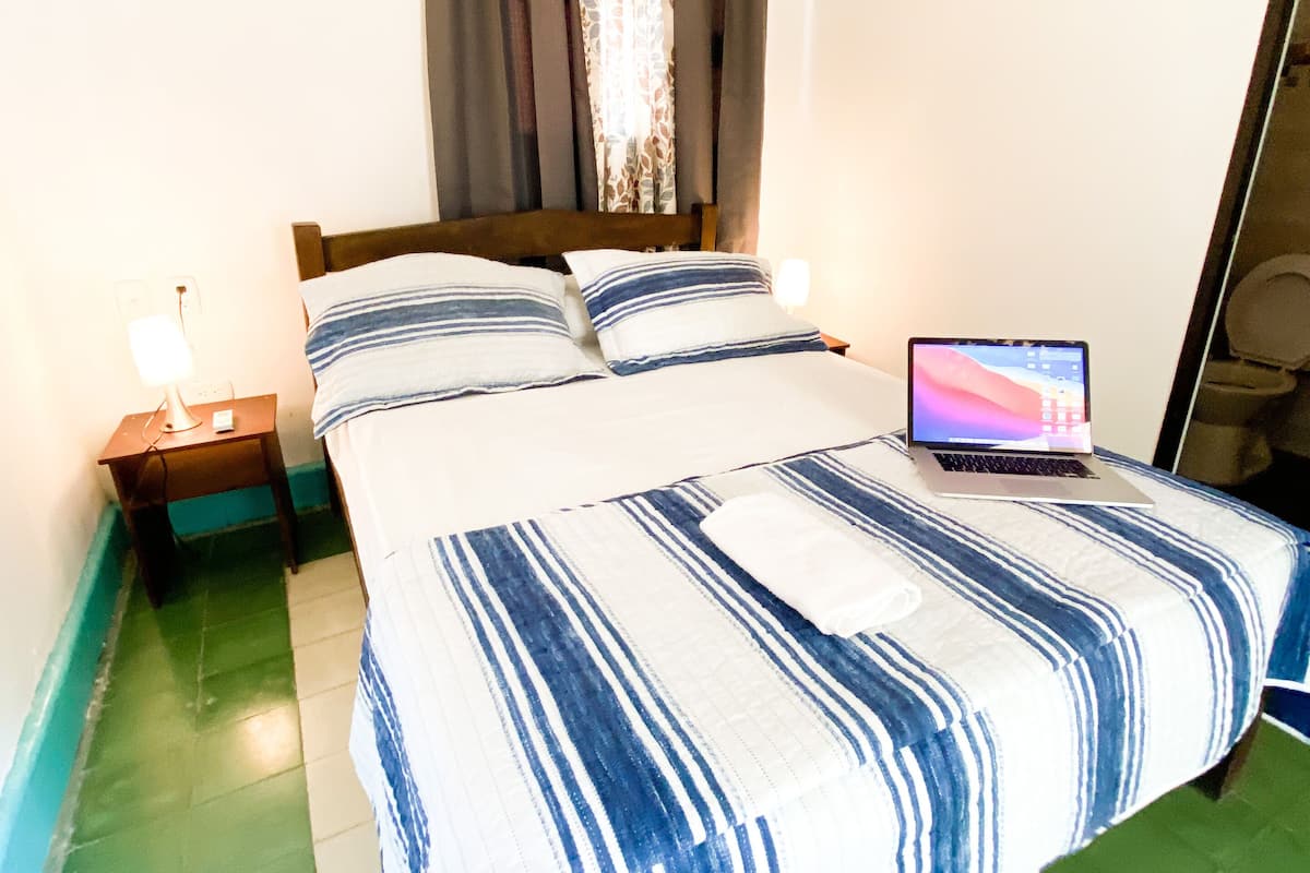 Economy Double Room, 1 Bedroom, Private Bathroom, Courtyard Area | Minibar, iron/ironing board, free WiFi, bed sheets
