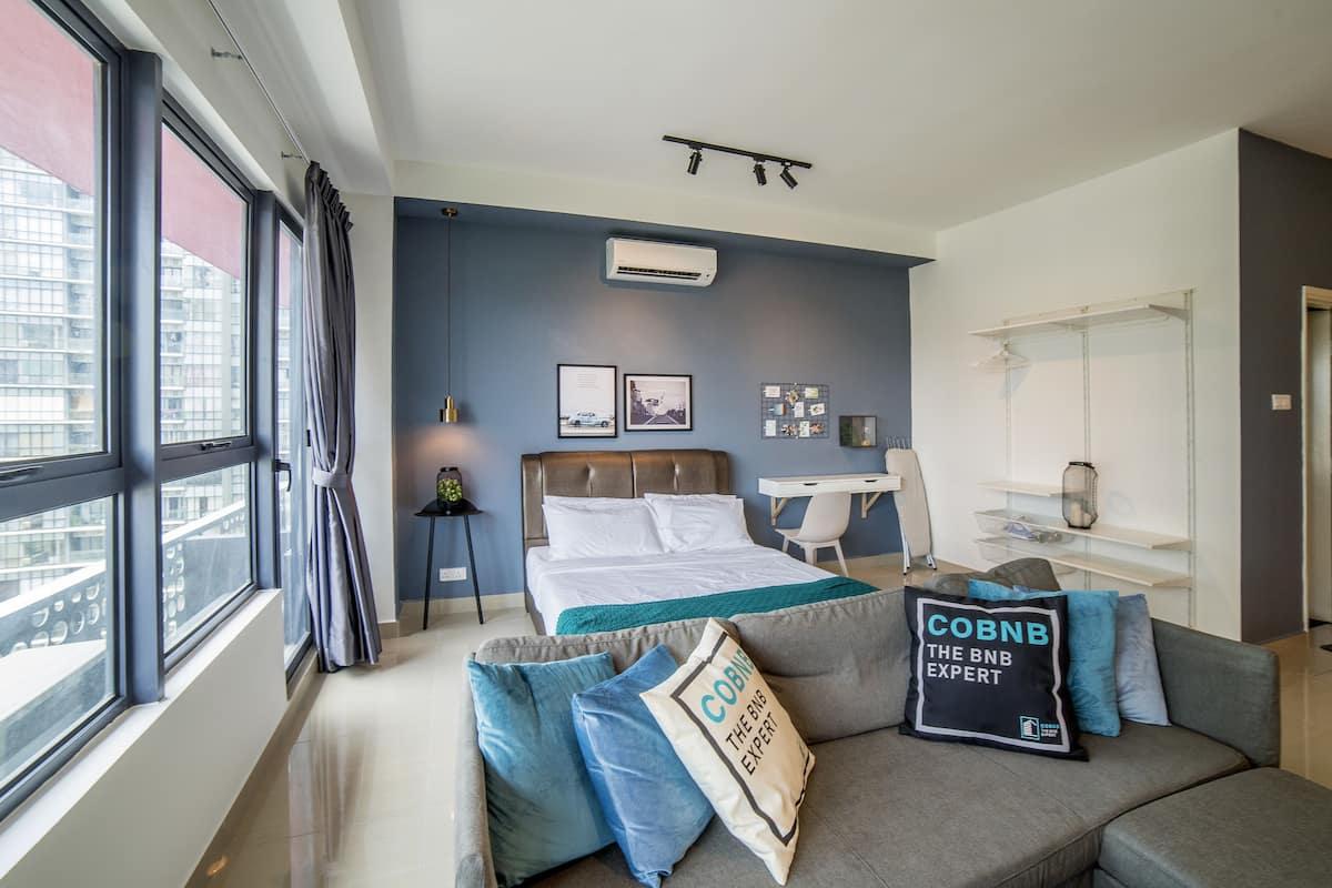 Studio Apartment | 3 bedrooms, blackout drapes, soundproofing, iron/ironing board