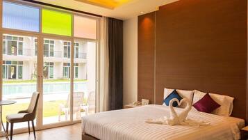 Deluxe King Pool View | View from room