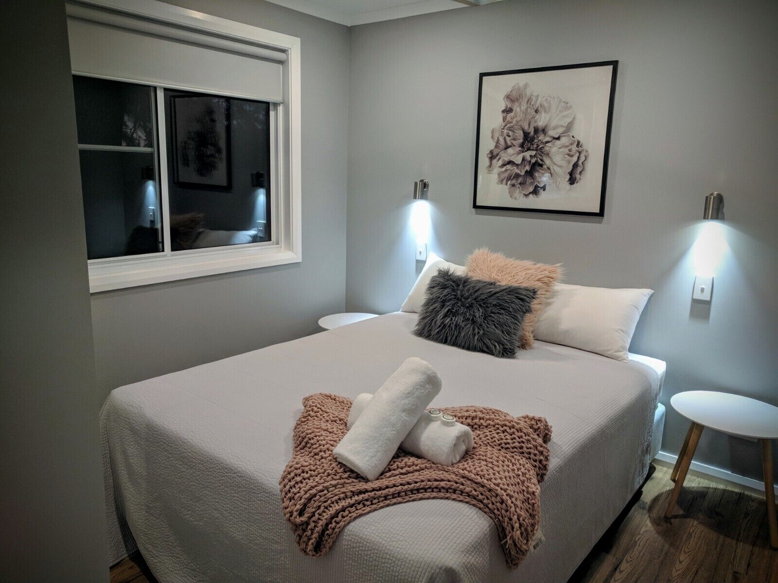 Superior-Ferienhütte, 2 Schlafzimmer | 2 Schlafzimmer, individuell dekoriert, individuell eingerichtet