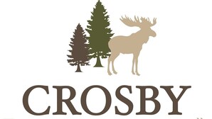 A logo with the text "Crosby Lodge" and a moose and trees. - Crosby Lodge (Crosby)