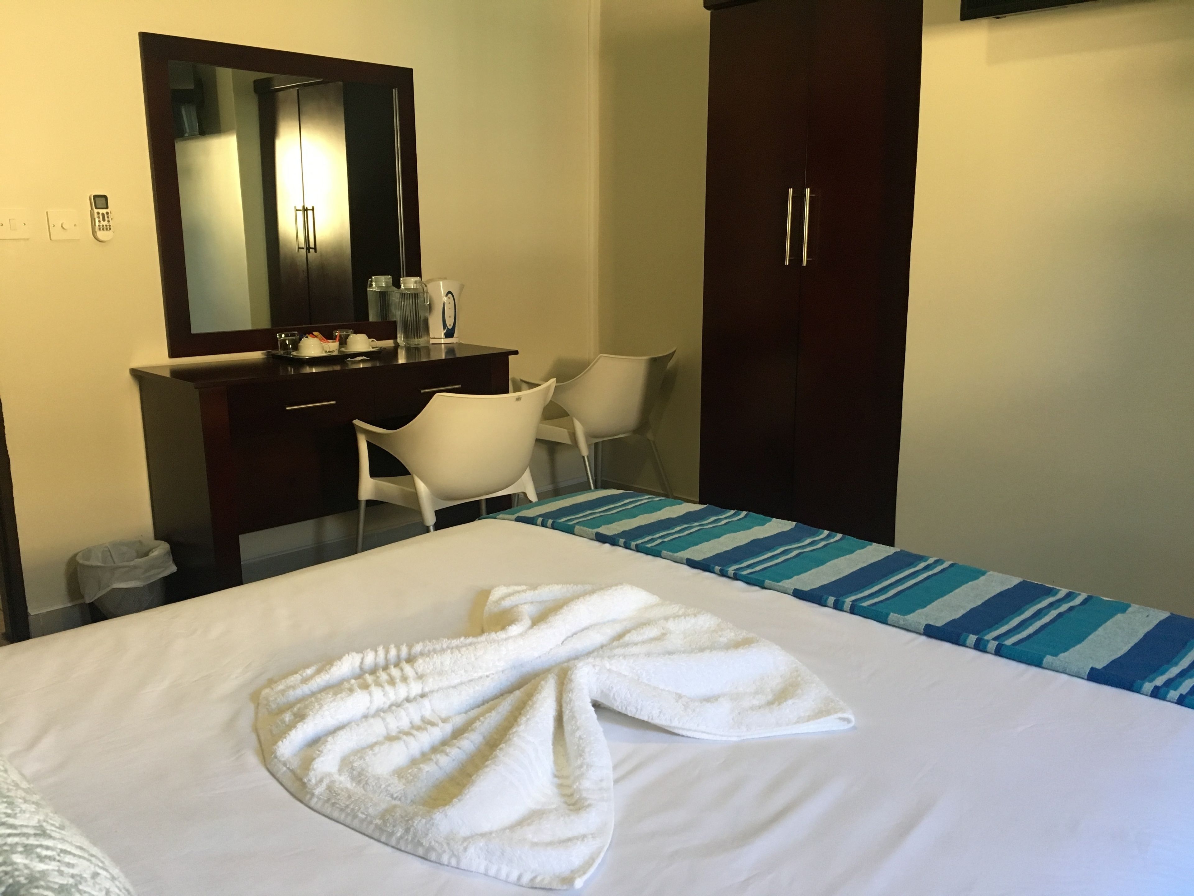 Desk, iron/ironing board, free WiFi, bed sheets