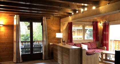 Chalet plein sud avec vue sur la vallée du giffre