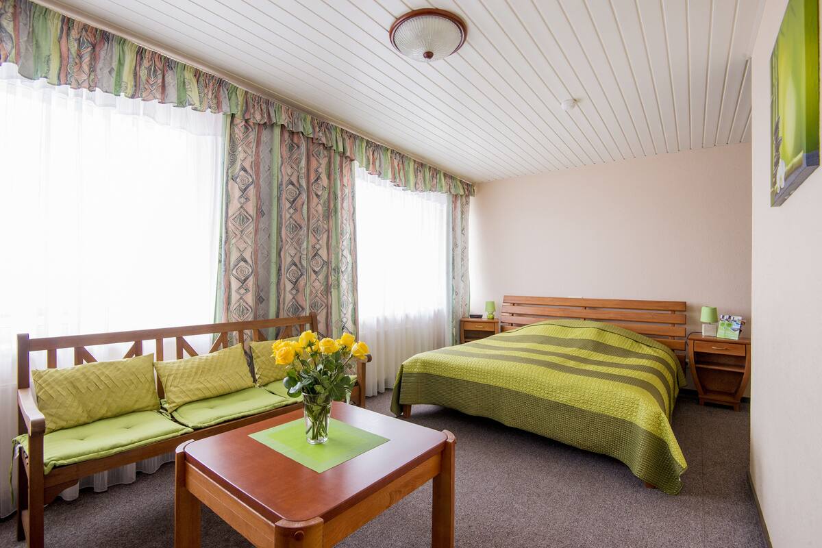 Standard-Doppelzimmer, Seeblick | Verdunkelungsvorhänge, Bügeleisen/Bügelbrett, Zustellbetten