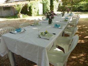Restauration en plein air