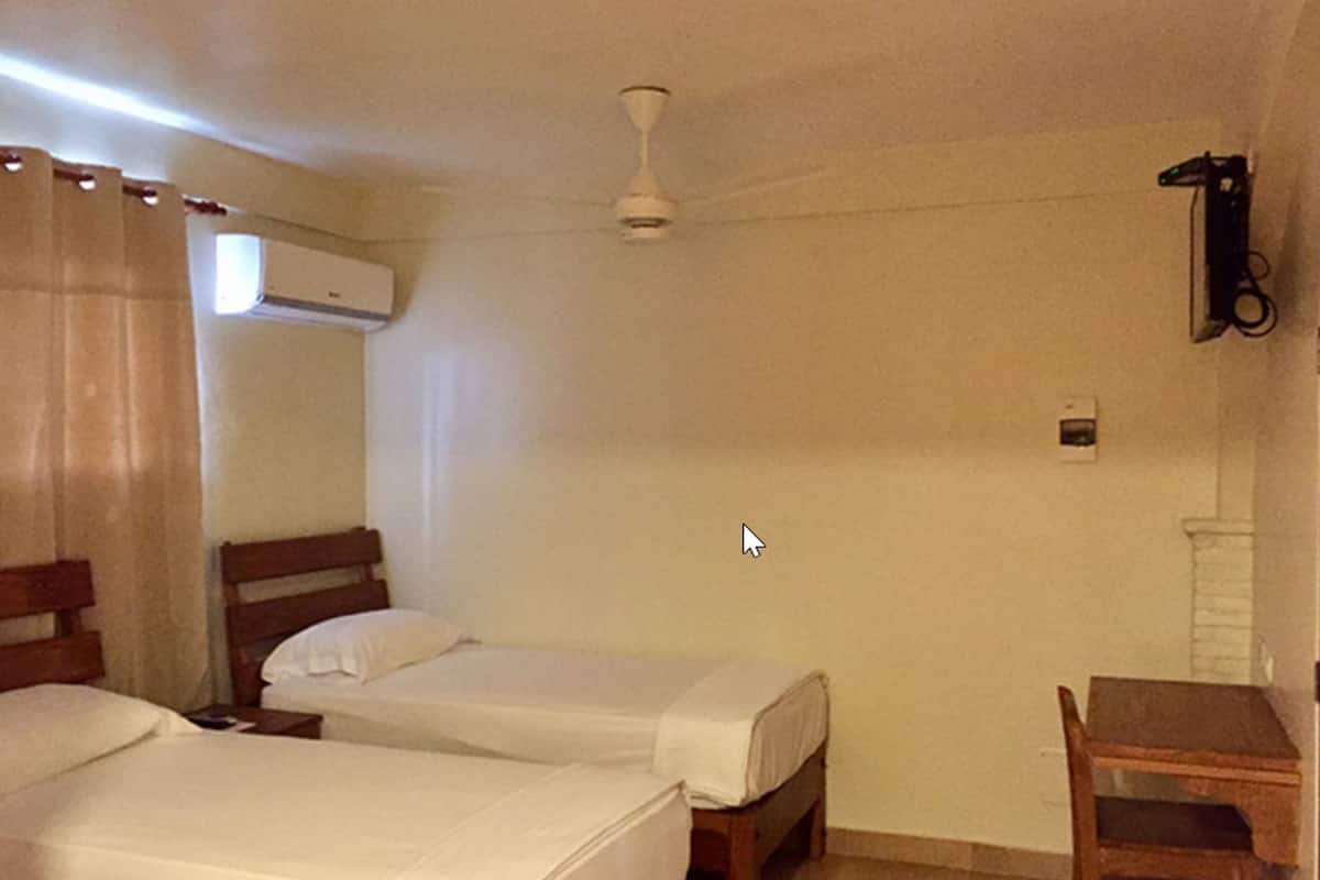 Double or Twin Room, 2 Single Beds, Non Smoking | Blackout curtains, iron/ironing board, free WiFi, bed sheets