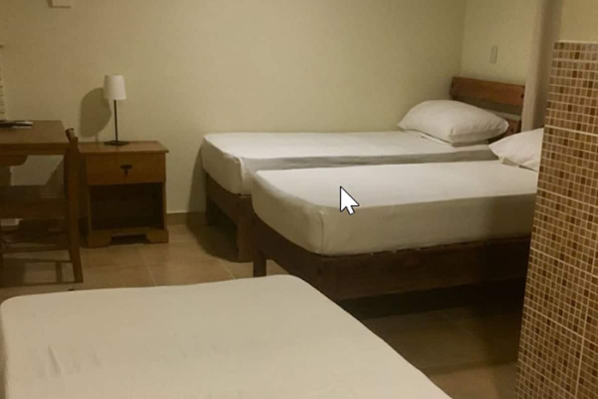 Triple Room, 3 Single Beds, Non Smoking | Blackout curtains, iron/ironing board, free WiFi, bed sheets