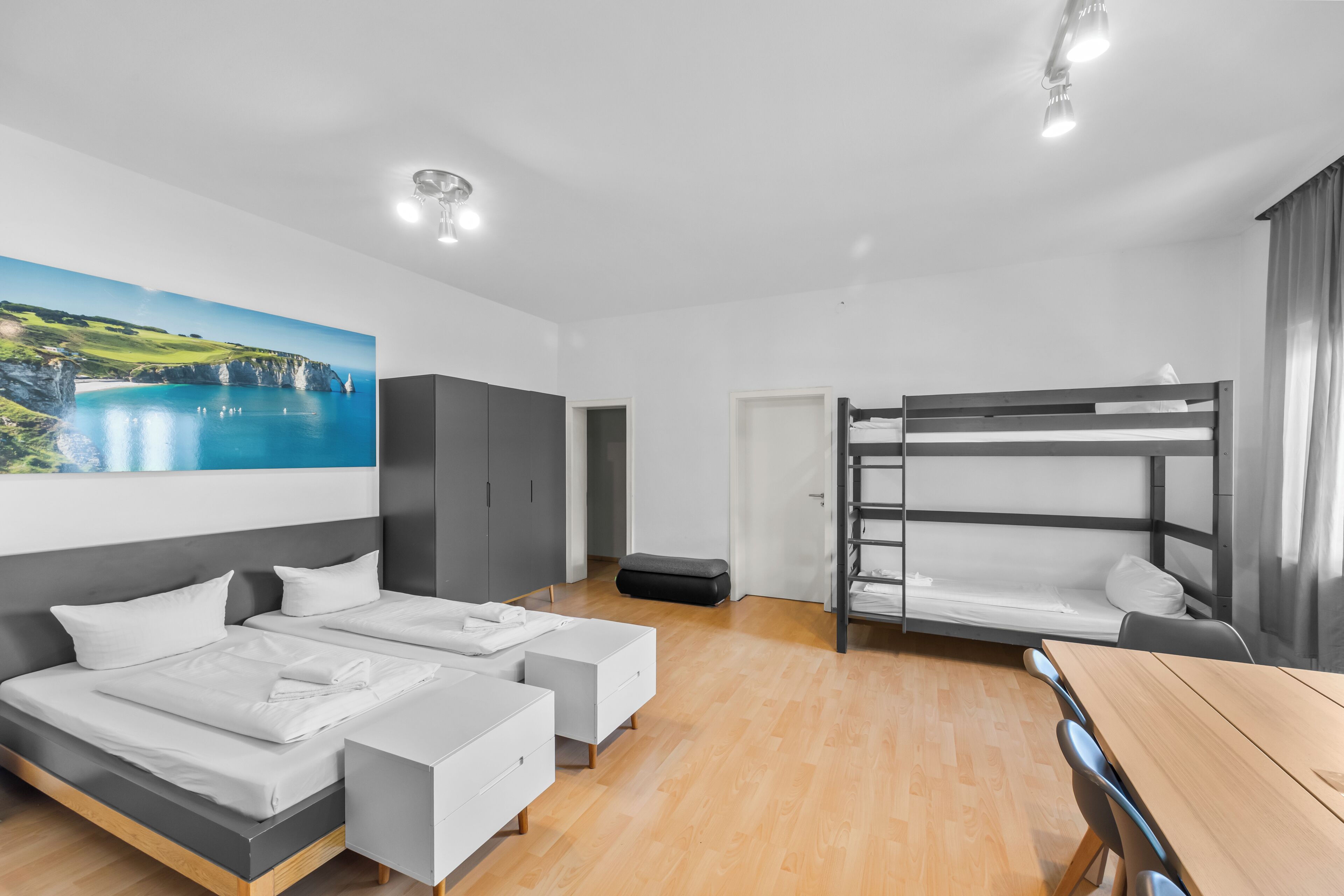Apartment, Multiple Beds | Desk, blackout drapes, cribs/infant beds, rollaway beds