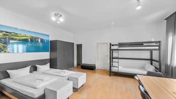 Apartment, Multiple Beds | Desk, blackout drapes, cribs/infant beds, rollaway beds