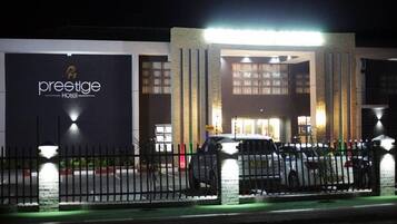 Front of property – evening/night