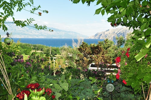 Haus mit Blick auf Paradies Strand