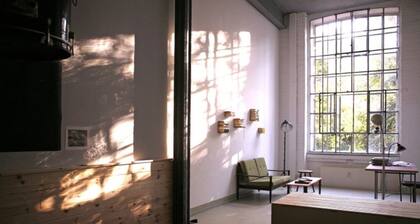64 m² großes Loft im Industriestil, mitten in der Leipziger Baumwollspinnerei