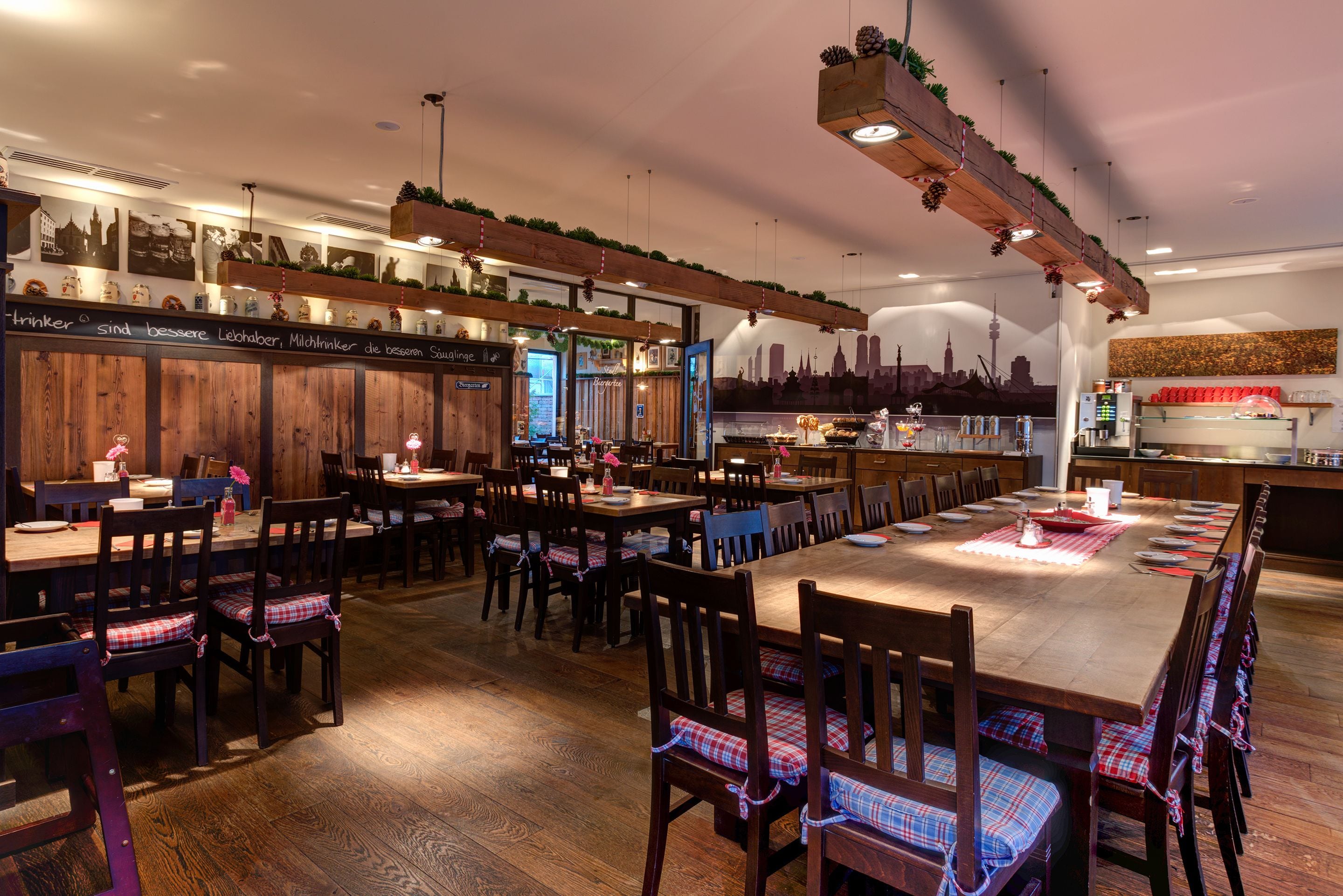 daily buffet breakfast (eur 16.90 per person)