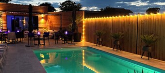 Stylish French Holiday Accommodation with heated swimming Pool Optional Dining