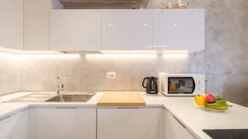 Deluxe-Apartment, 1 Schlafzimmer | Eigene Küche