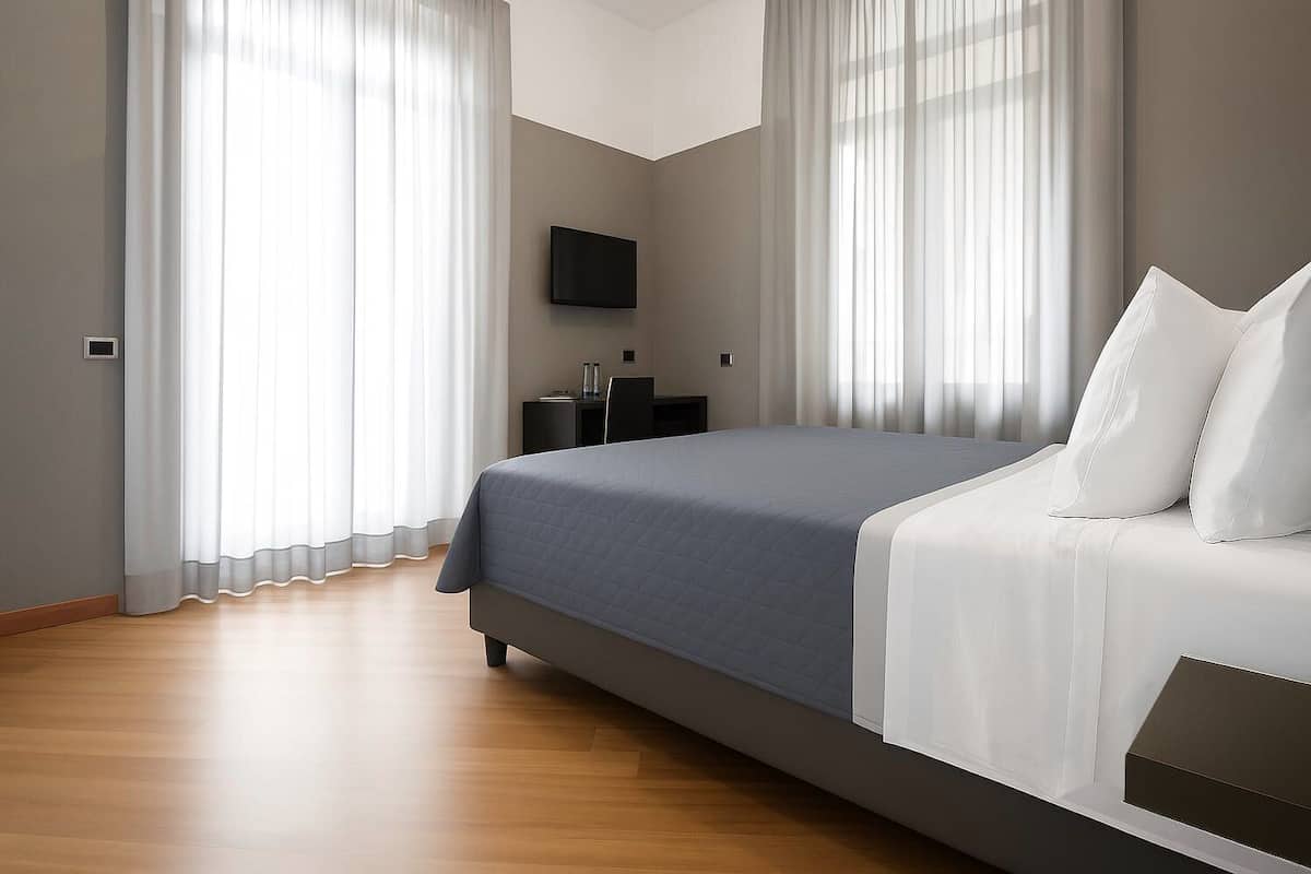 Deluxe Room, 1 Queen Bed, City View | 1 bedroom, premium bedding, minibar, in-room safe