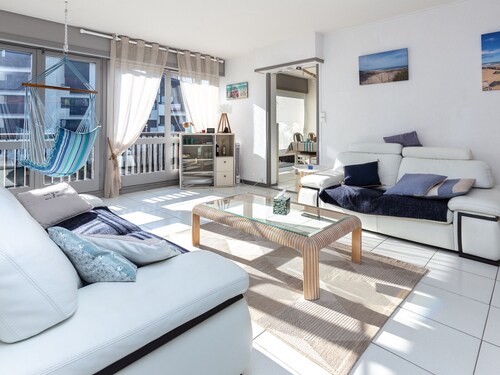 2-Zi.-Whg.: Strandnähe, Balkon, Markt & Atlantic Park, 4-5 Pers.