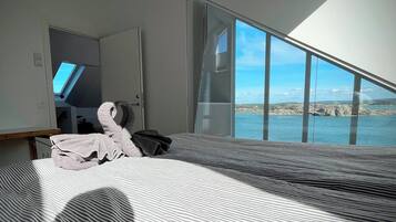 2 bedrooms, desk, iron/ironing board, travel cot