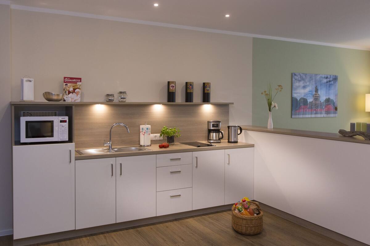 Deluxe-Apartment, 1 Schlafzimmer, Nichtraucher | Eigene Küche
