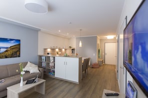 Comfort Apartment, 1 Bedroom, Accessible, Non Smoking | Living area | Flat-screen TV - Cozy Flats Koblenz (Koblenz)