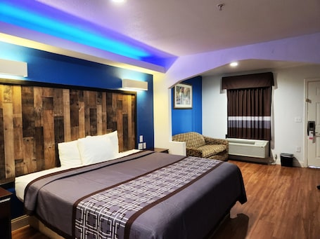 Premium bedding, down comforters, memory foam beds, desk. Express Inn Tomball