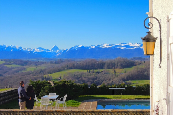 Vue depuis lâhĂ©bergement