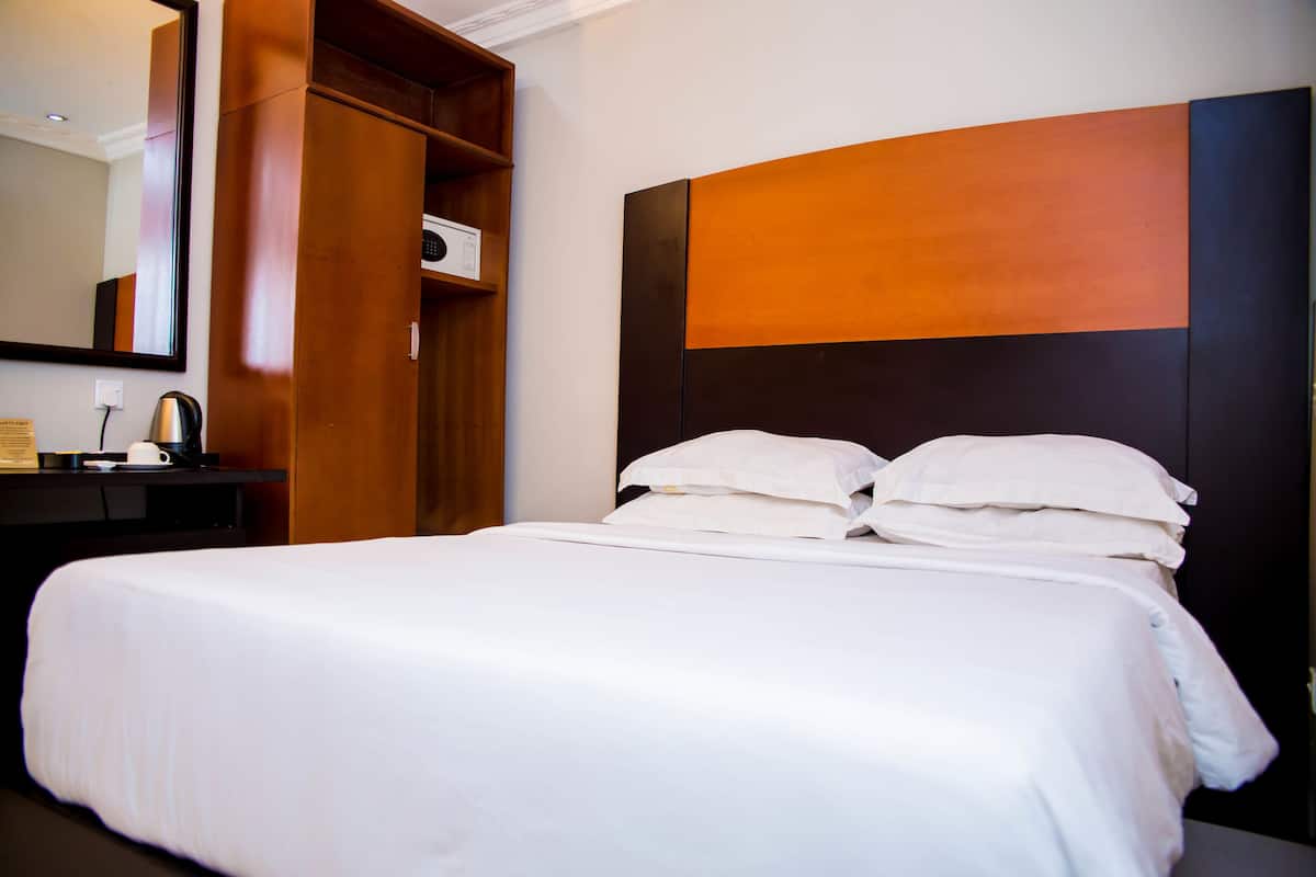 In-room safe, desk, blackout curtains, soundproofing