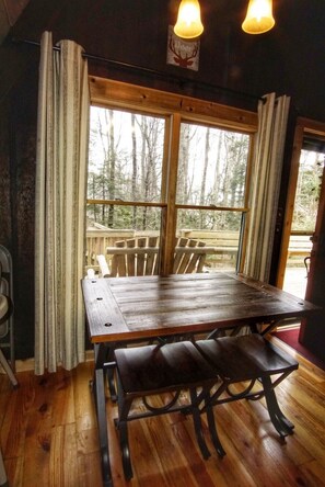 View from property - Come SKI on the BEECH! Book your ski trip NOW, weekends going fast. (Beech Mountain)