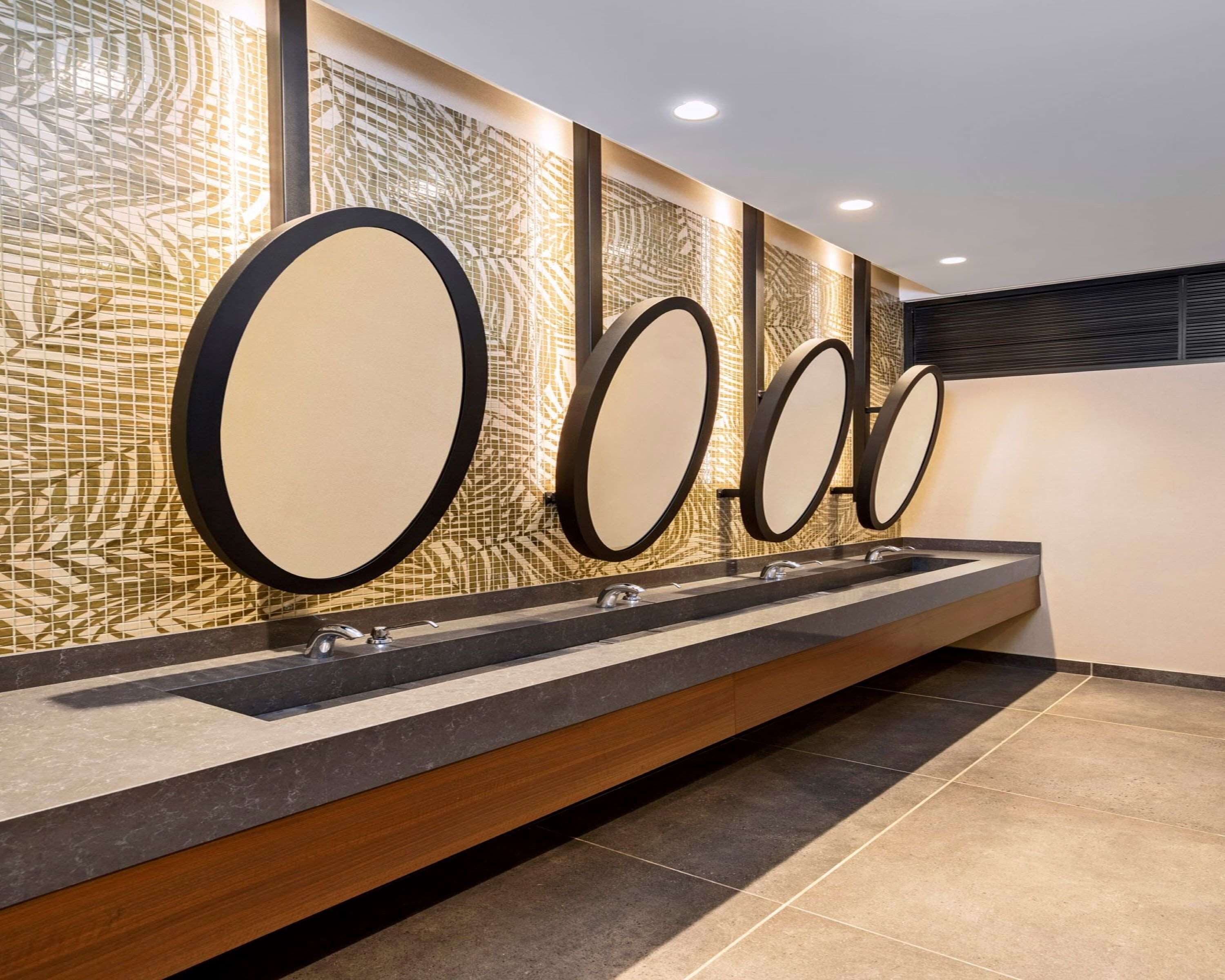 shower, rainfall showerhead, hair dryer, towels