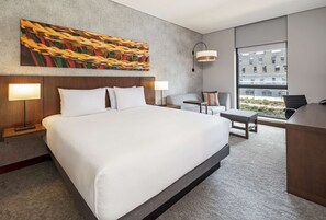 Luxe beddengoed, donsdekens, Select Comfort-bedden, een minibar