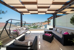 Panoramic-Penthouse, Meerblick | Terrasse/Patio