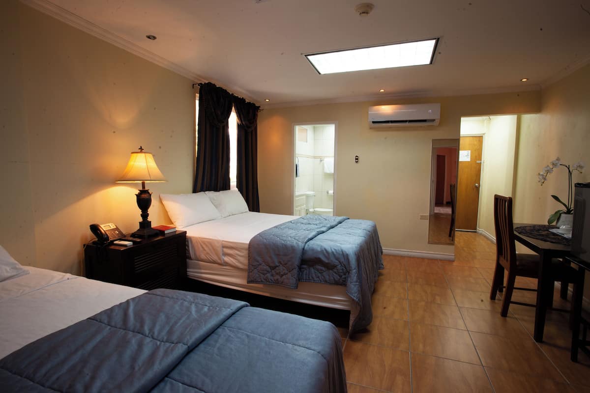 Double Suite | Verduisterende gordijnen, een strijkplank/strijkijzer, gratis wifi