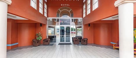 Fachada de la propiedad