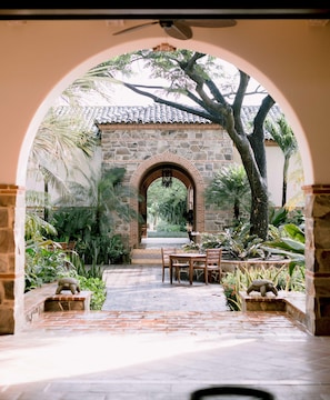 Blick von der Unterkunft