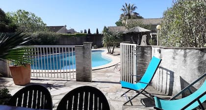 PINET villa tt comfort LARGE PRIVATE SWIMMING POOL WIFI 4 ch 8 pers 10km sea