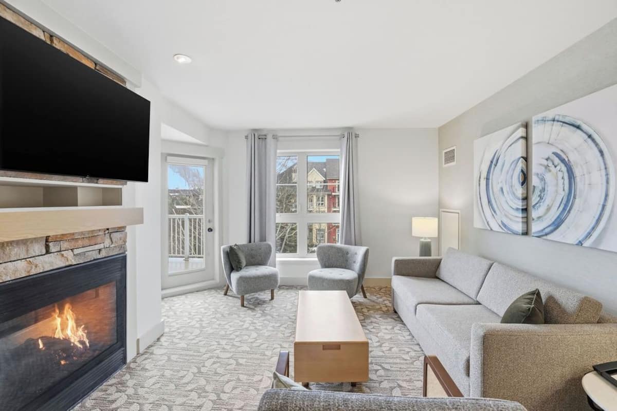 Mosaic Two Bedroom Suite | Living area | Flat-screen TV