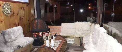 Sala de estar en el lobby