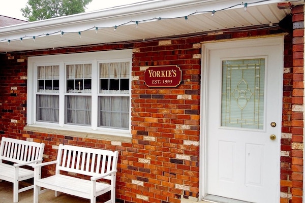 Yorkies attached cottage called The Ice Cream Castle.