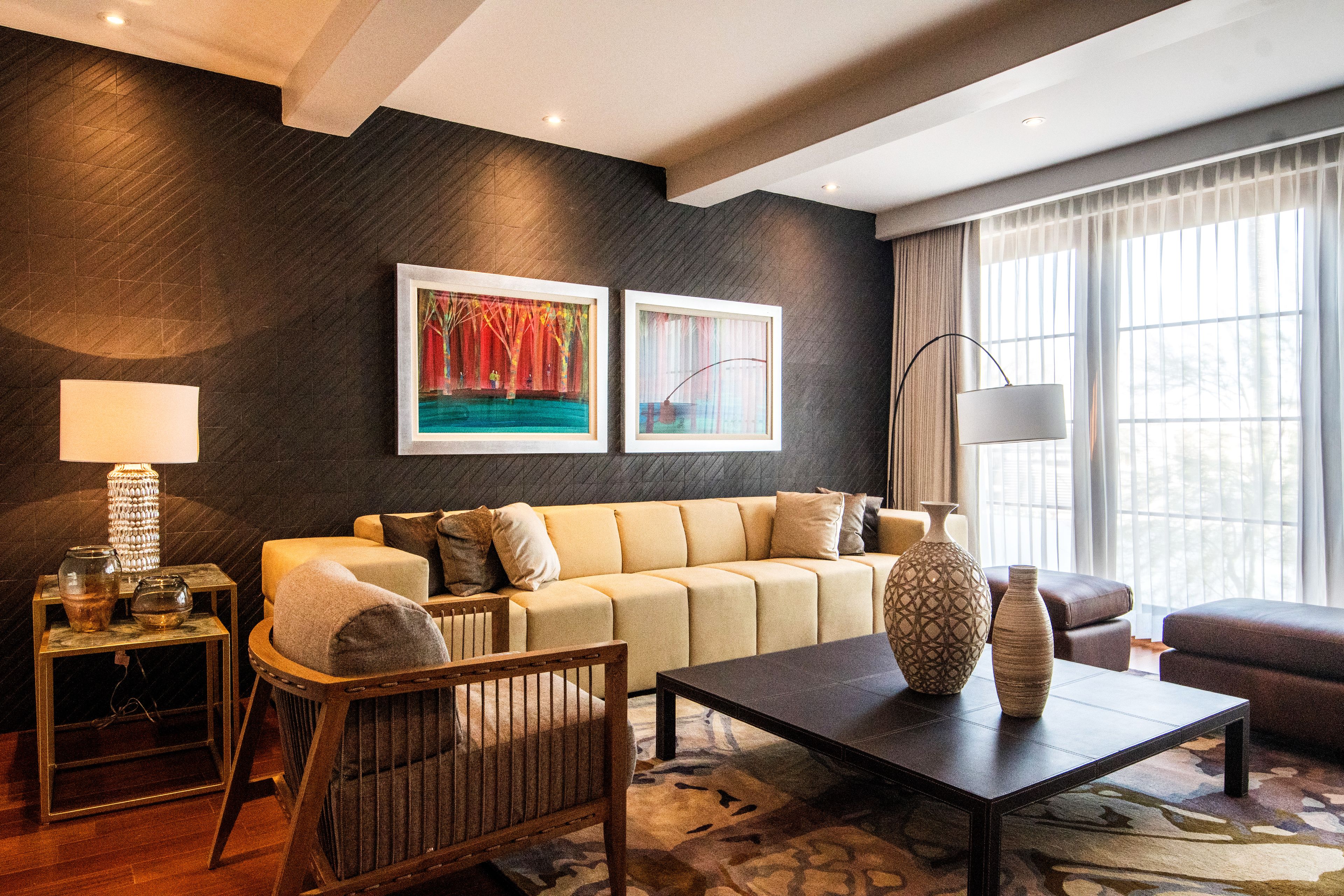 superior suite, 1 king bed | living room | 55-inch smart tv with cable channels, tv, netflix