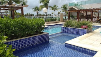 Indoor pool, outdoor pool