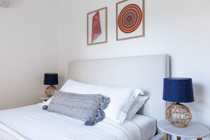 2 bedrooms, iron/ironing board, travel crib, free WiFi