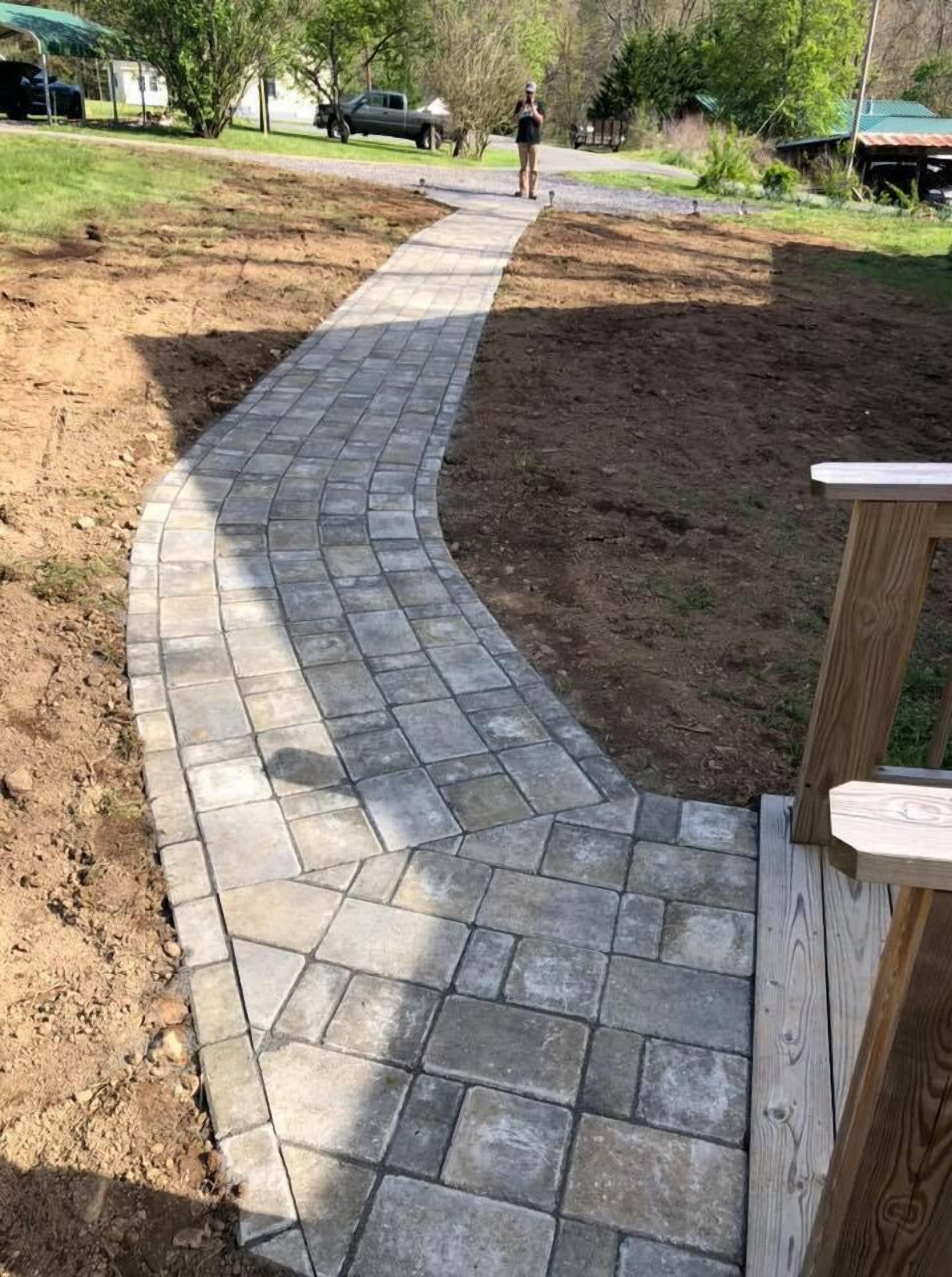 Path from front porch to parking pad. Added May 2019
