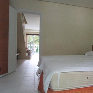 2 bedrooms, blackout curtains, iron/ironing board