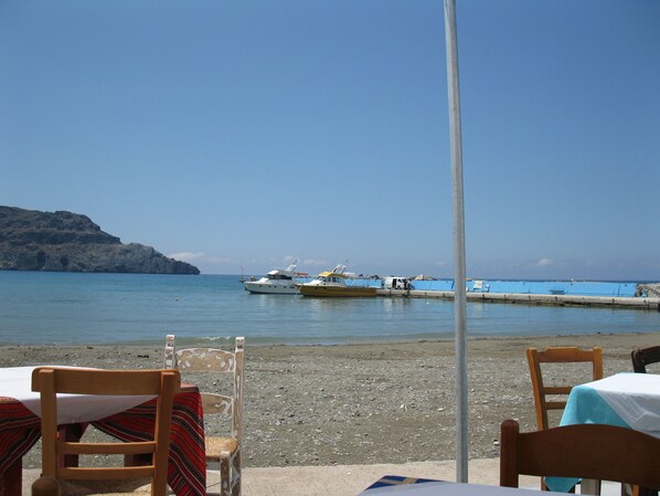Sun loungers, beach towels